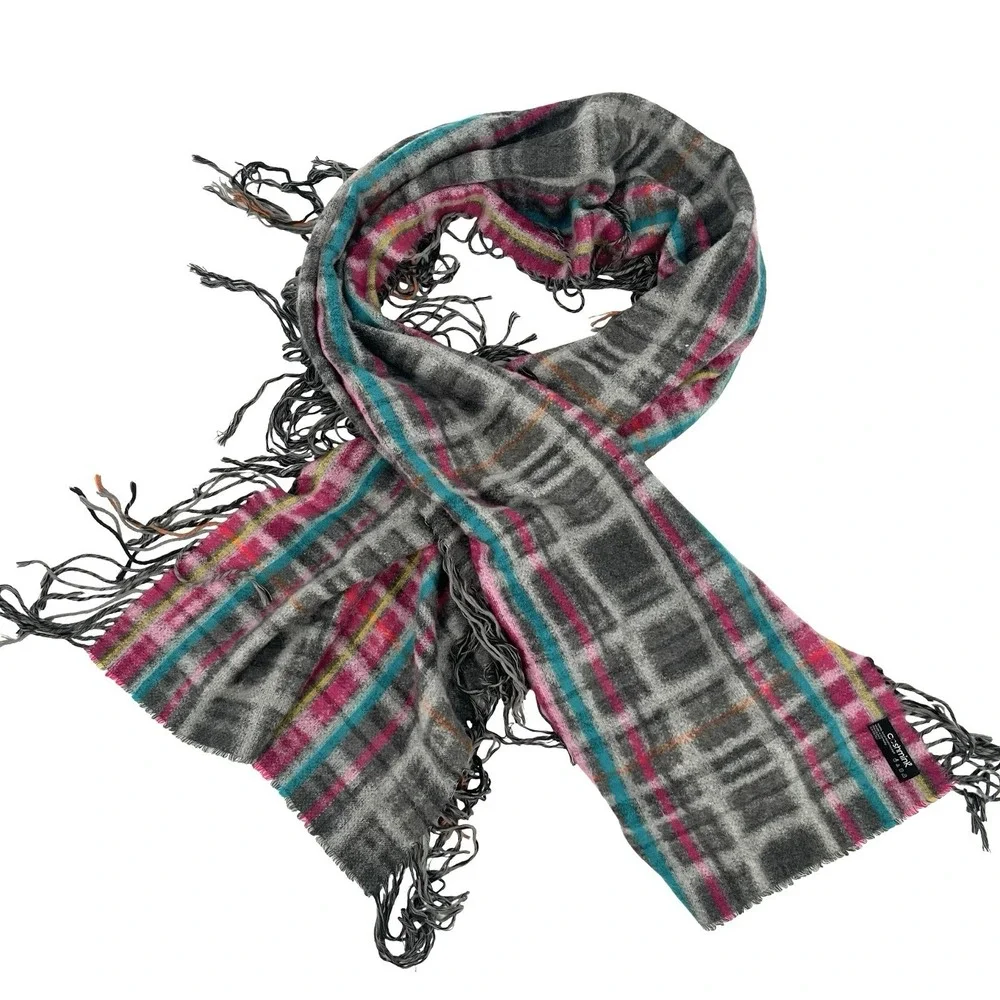 Cashmink Plaid Scarf 70